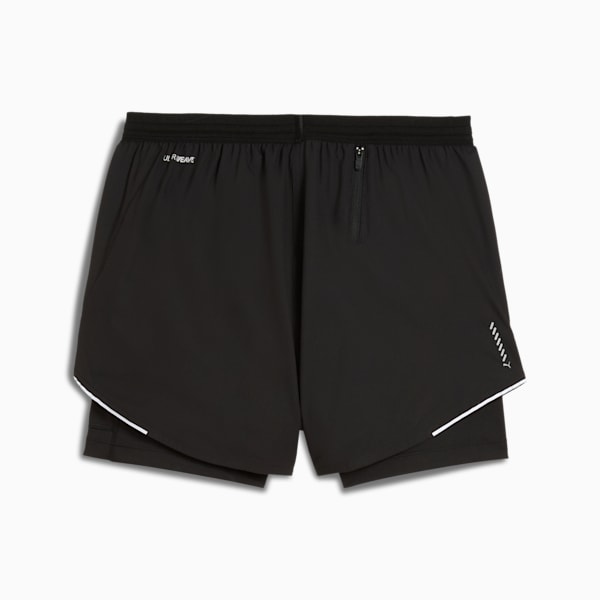 RUN ULTRAWEAVE Women's 2-in-1 4" Shorts, PUMA Black, extralarge